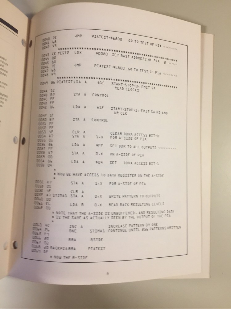 Vintage 1981 HEWLETT-PACKARD Signature Analysis Study 6800 Display Terminal