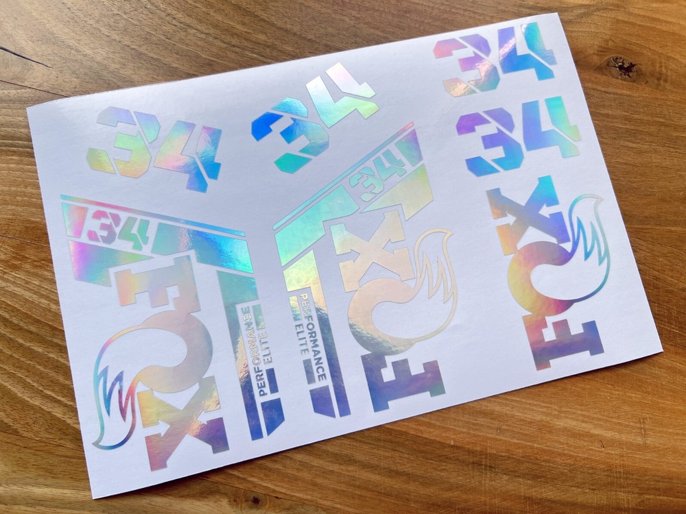 FOX 34 PERFORMANCE ELITE 2022 Decals Stikers