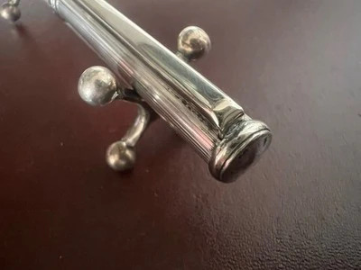 RAFAEL D'ANDRE SOLID 925 SILVER ballpoint pen writes with case