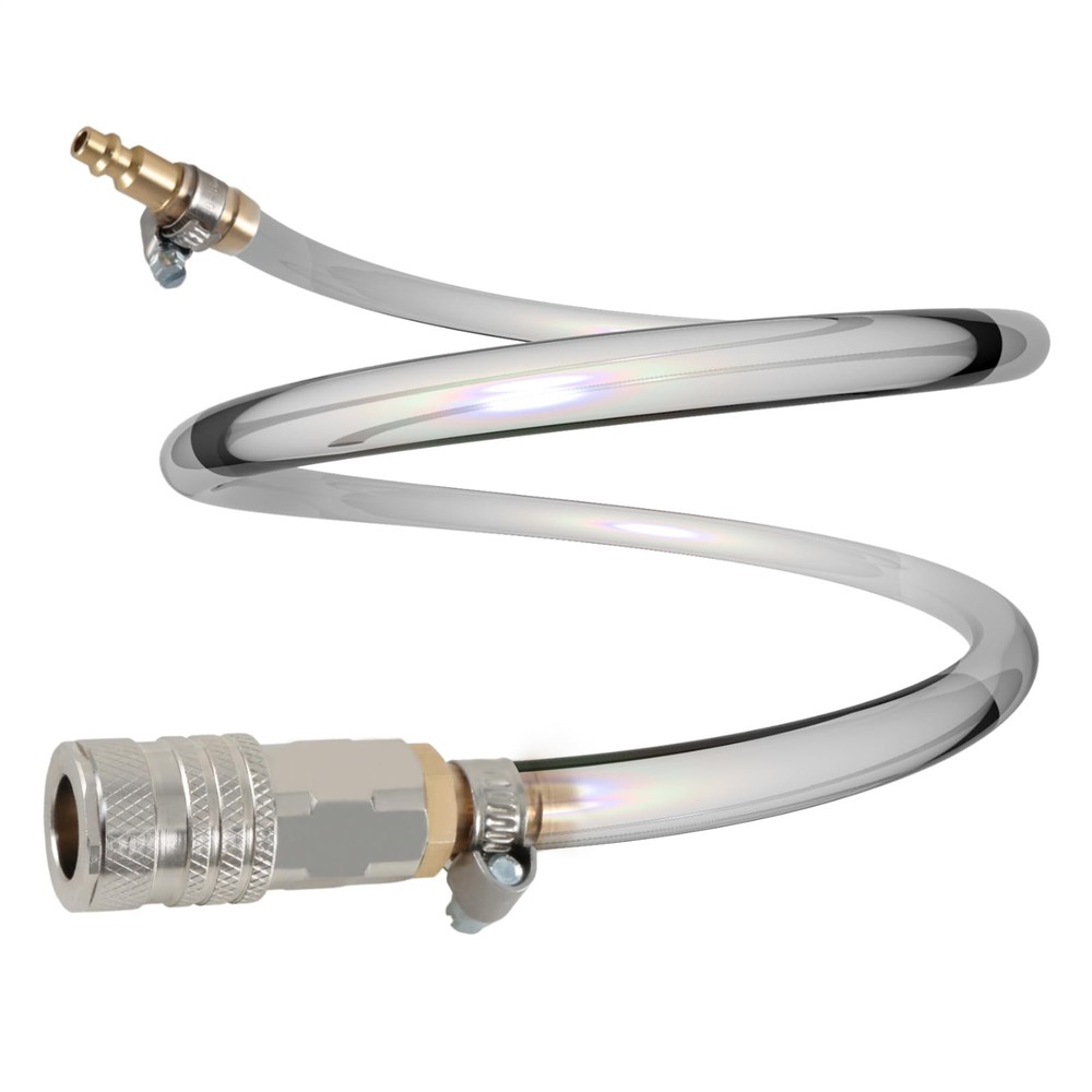 EVRBUL Engine Radiator Coolant Drain Hose Cooling System and Silvery