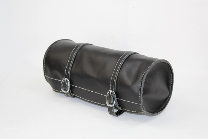 Tubular Leather Saddlebag