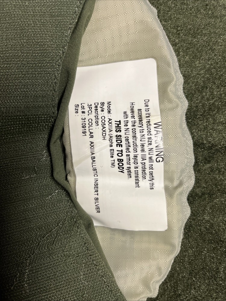 Ballistic vest Accessories OD Green