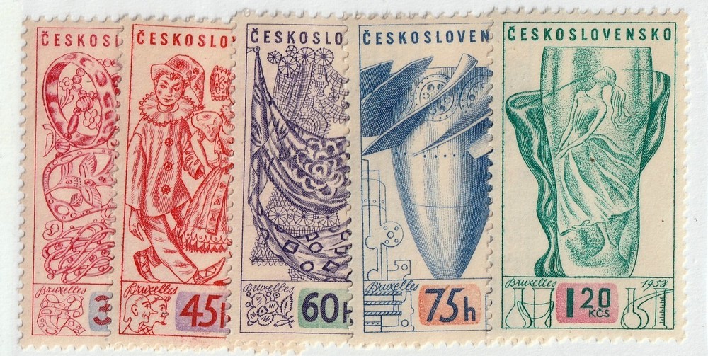 Czechoslovakia          849 - 853       MNH OG