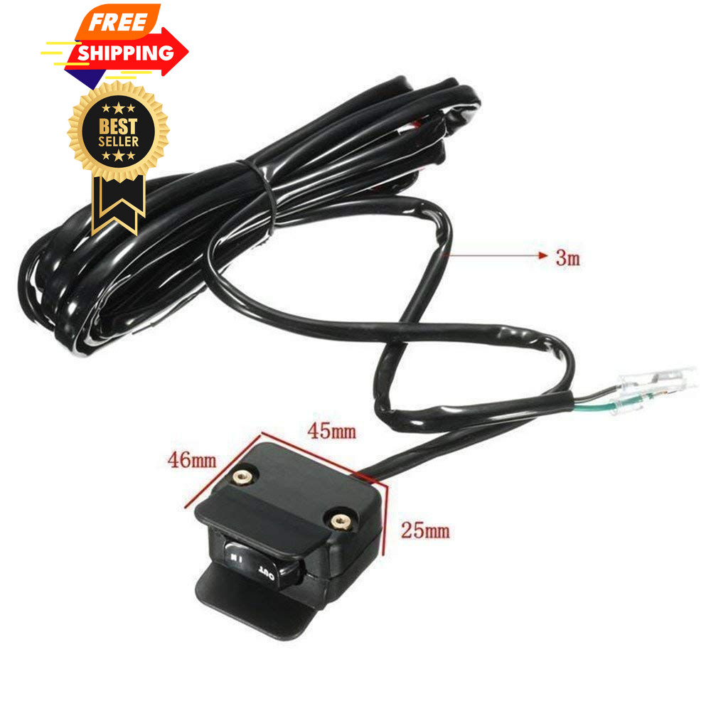 12V 250A Winch Solenoid Relay Contactor & Rocker & Switch