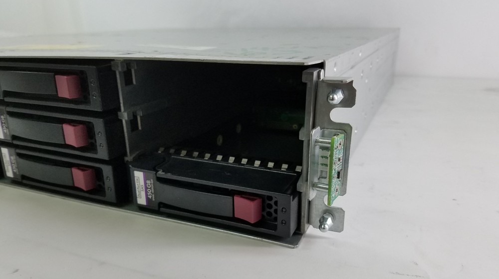 HP AP716A Storage Array Drive Chassis 2x PSU 3Gb SAS BL Switch Bundle