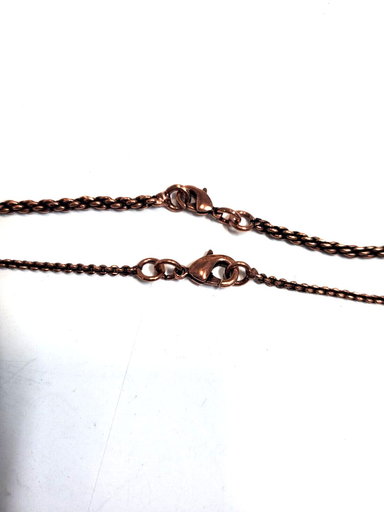 3 Gemstone Pendants + 2 Chains - See Description