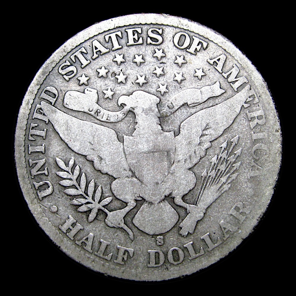 1904-S Barber Half Dollar Silver ---- Nice Coin ---- #783V