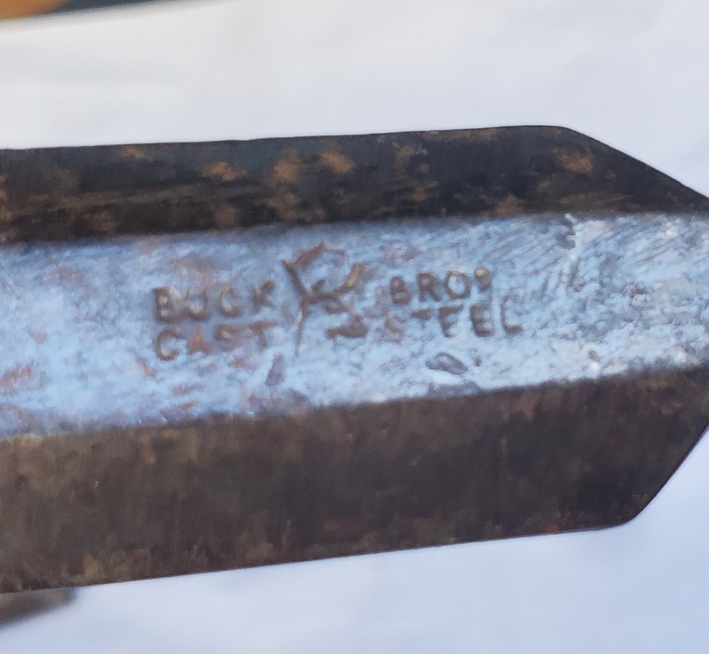 VINTAGE BUCK BROS 7/8" Bevel Edge Socket CHISEL
