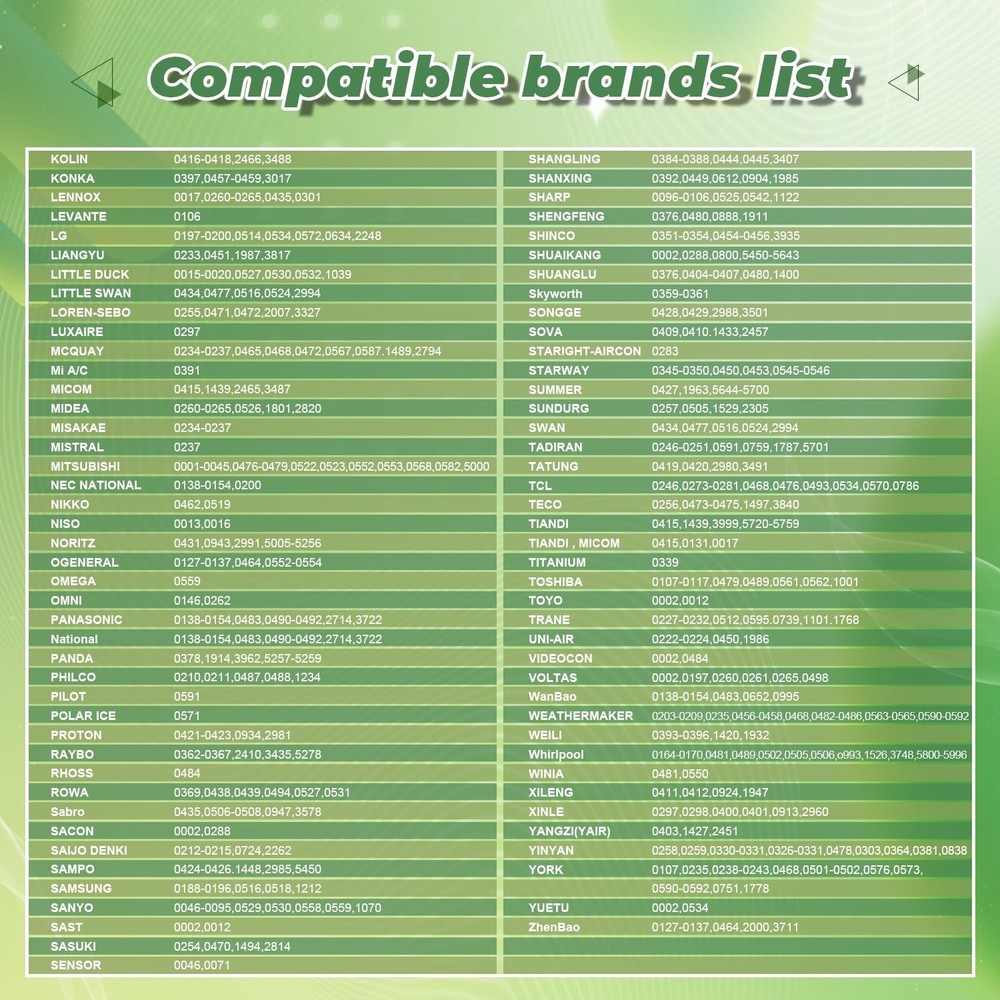 Universal AC Remote Control - 6000 in 1 LCD A/Conditioning Controller for Mul...