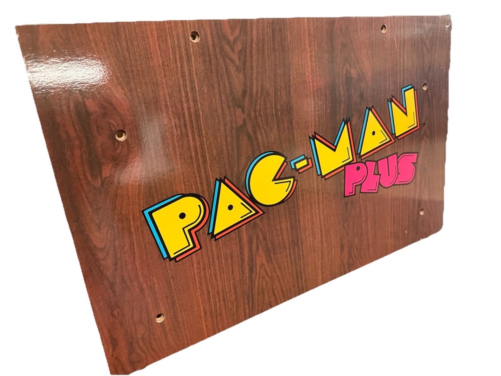 Arcade1up  - Pacman Plus Wood Riser Panel rL Only