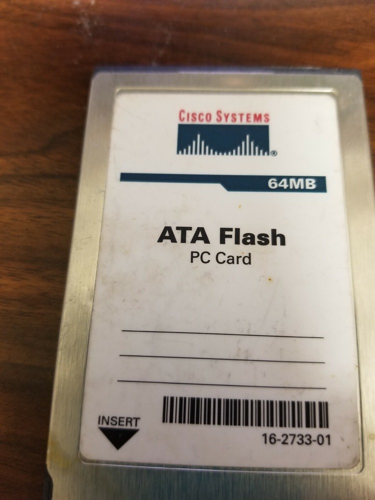 Cisco 64MB PCMCIA Flash Card 16-2733-01 Quantity1