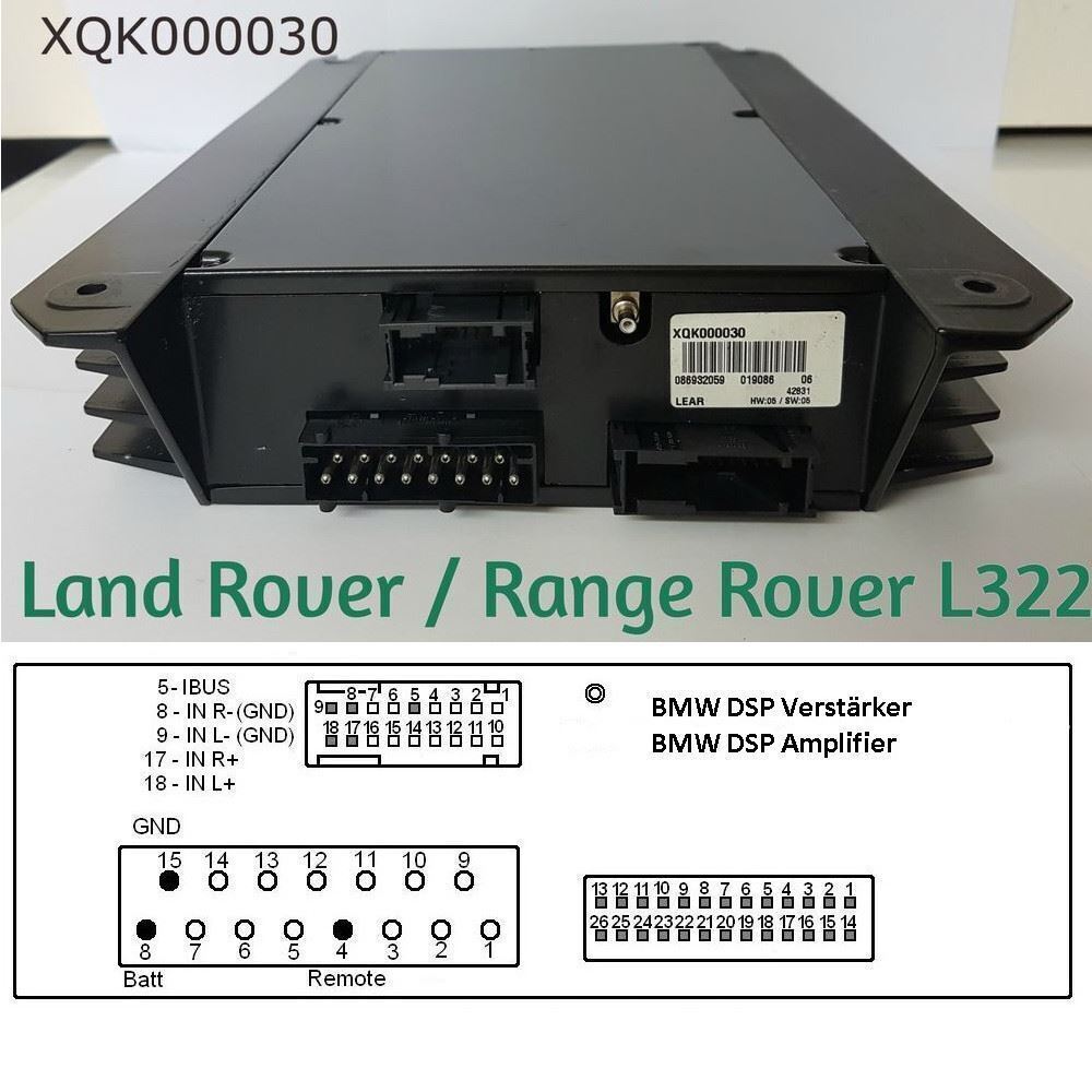 Amp Retention For Range Rover L322 DSP BMW 5 Series E39 Interface Control Module