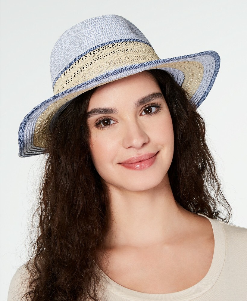 INC International Concepts Packable Raffia Panama Hat