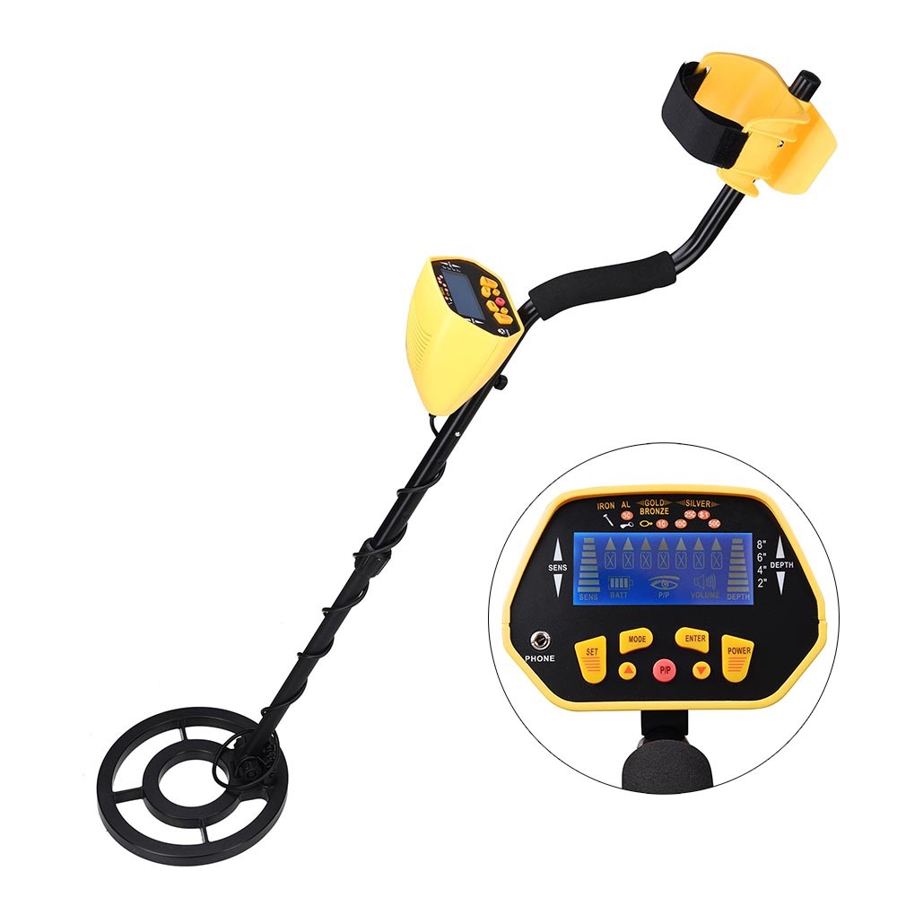 Metal Detector Gold Digger Finder Deep Sensitive Light Hunter w/ LCD Display