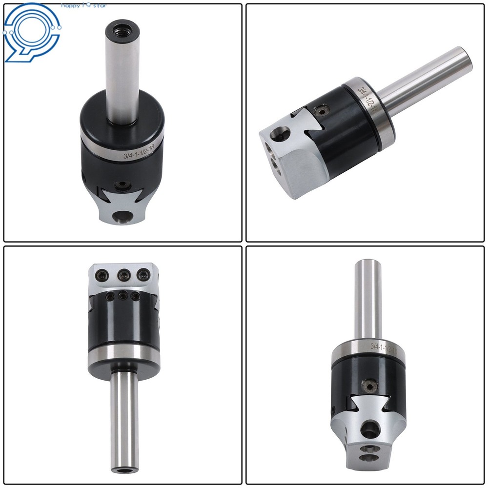 Complete Boring Kit 2" Head 3/4 Shank 9 Pack 1/2" C6 Boring Tool Set