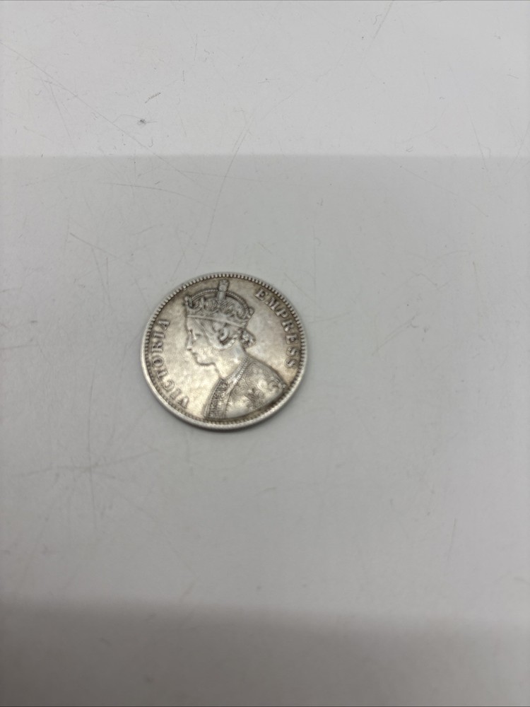 1884 India Victoria Silver One Rupee