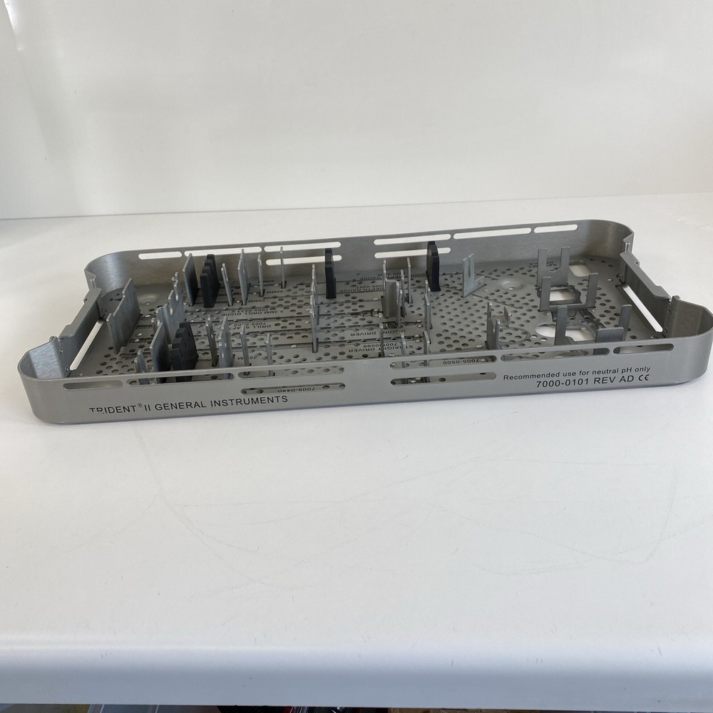 Stryker Trident 2 Central Instruments Sterilization Upper Tray Only 7000-0101 AD