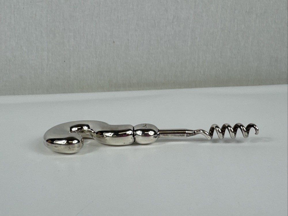 Point D’interrogation Question Mark Silver Plated corkscrew Saint Hilaire