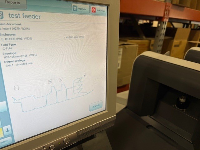 Neopost DS-200 Folder/Inserter