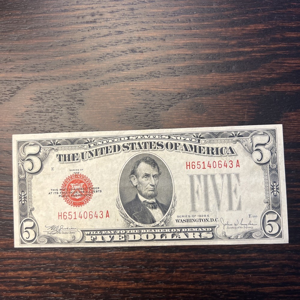 1928E $5 Legal Tender