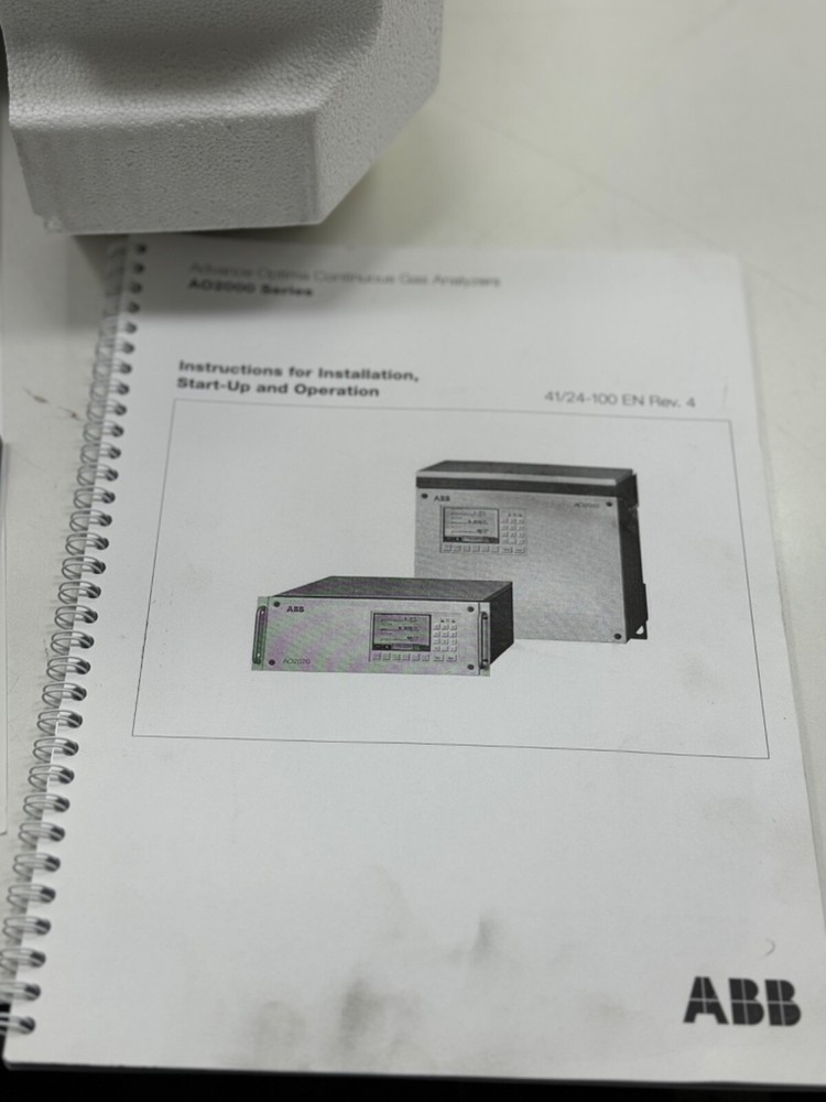 ABB AO2020 CONTINOUS GAS ANALYZERS AO2000 SERIES