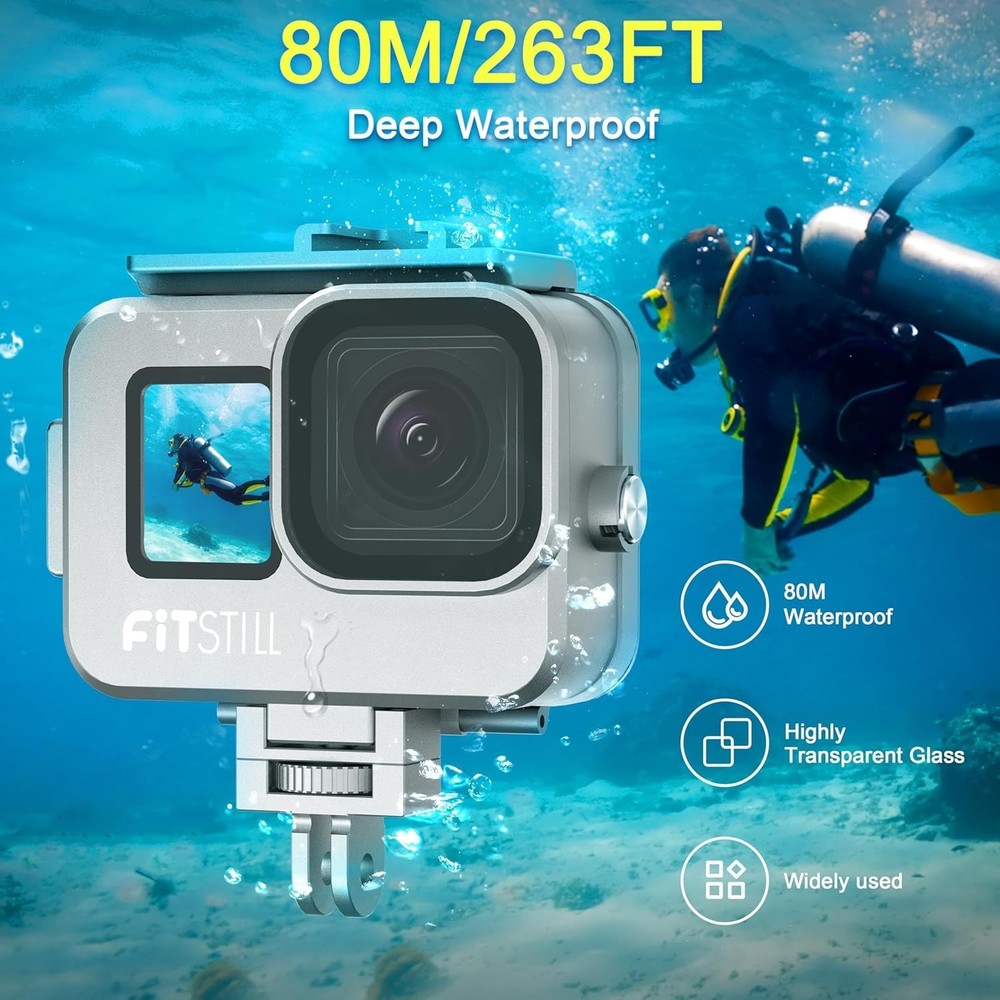GoPro Hero 9-13 Black Protective Shell Dive Kit