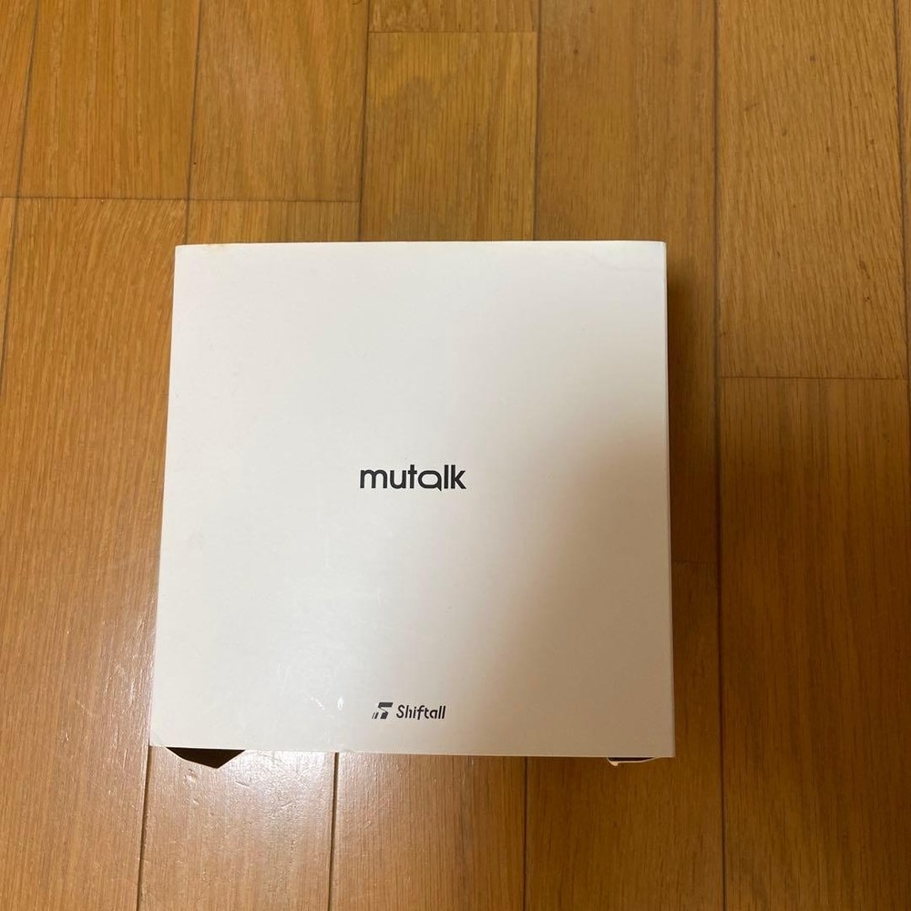 Mutalk Shiftall Wireless Voice Suppression Microphone Soundproof Bluetooth Used