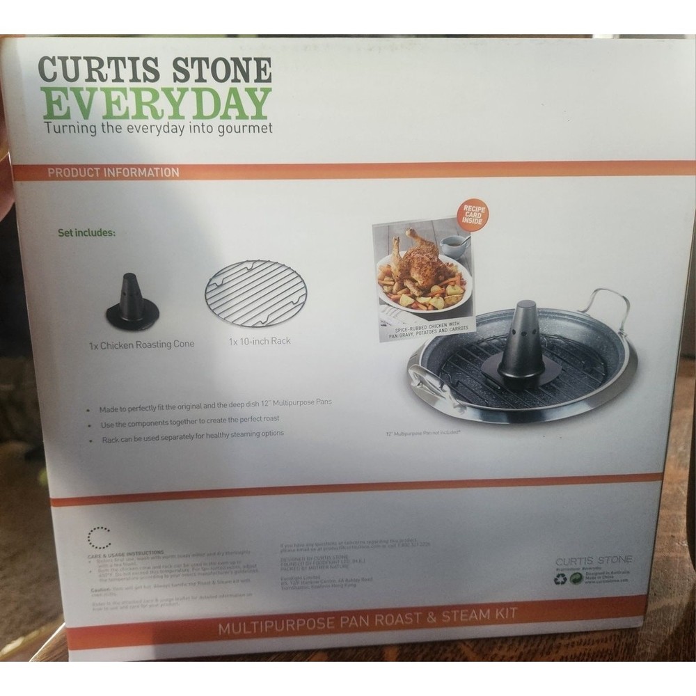 curtis stone multipurpose pan roast and steam kit