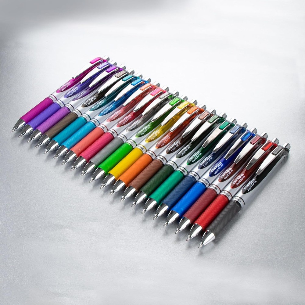 EnerGel RTX Retractable Pen, Assorted Colors, 20 Count