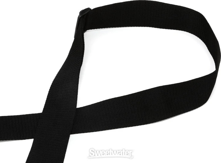 Fender Quick Grip Locking End Guitar Strap - Black Polypro