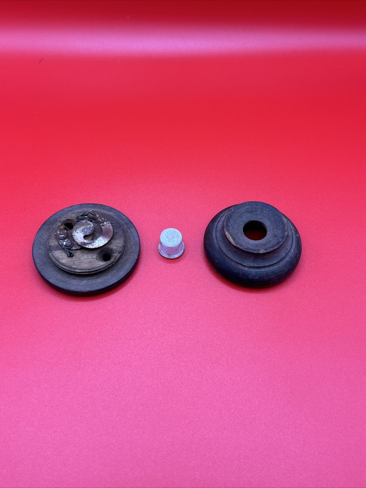 Antique Electrical Switch Call Button Wood Insulator