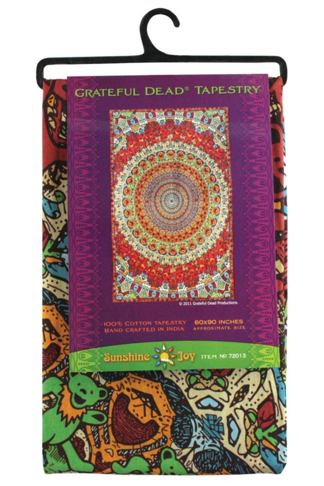 Grateful Dead Psychedelic Bear Tapestry 60x90 Wall Hanging