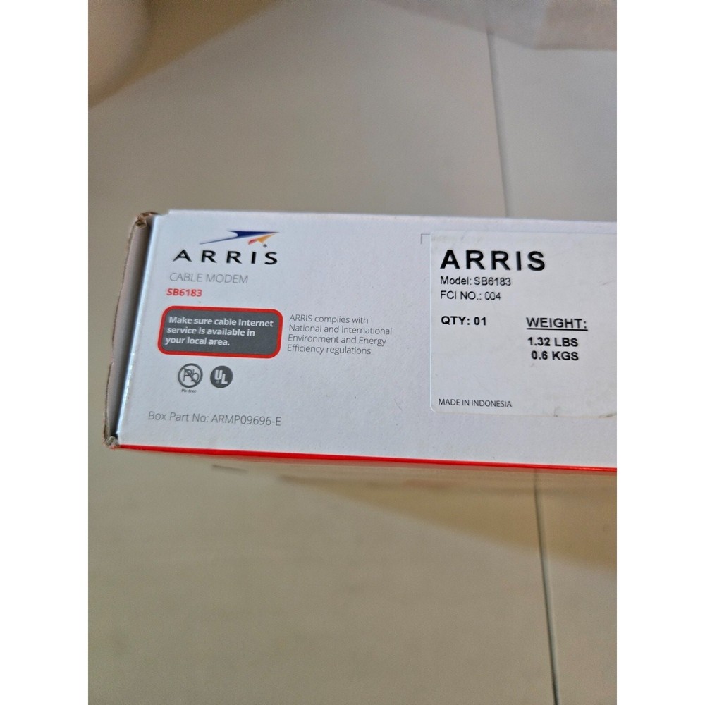 Arris Surfboard SB6183 Docsis 3.0 Cable Modem Open Box