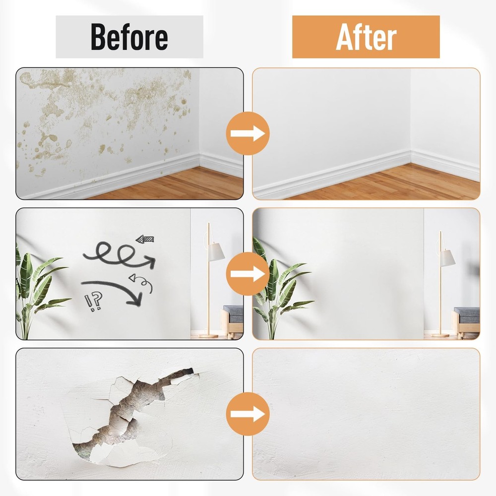 White Paint, Paint for Wall Touch up Walls, Water Based