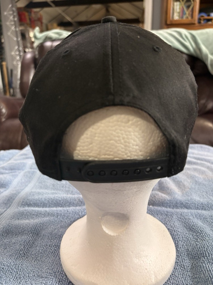 Rare Version Vintage Magnum PI 6 Panel SnapBack Hat Black See Description