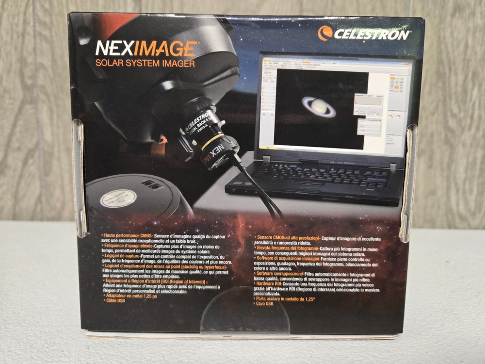 Celestron NexImage 5 Solar System Imager 5MP CMOS Sensor MT9P031 Beginner Camera