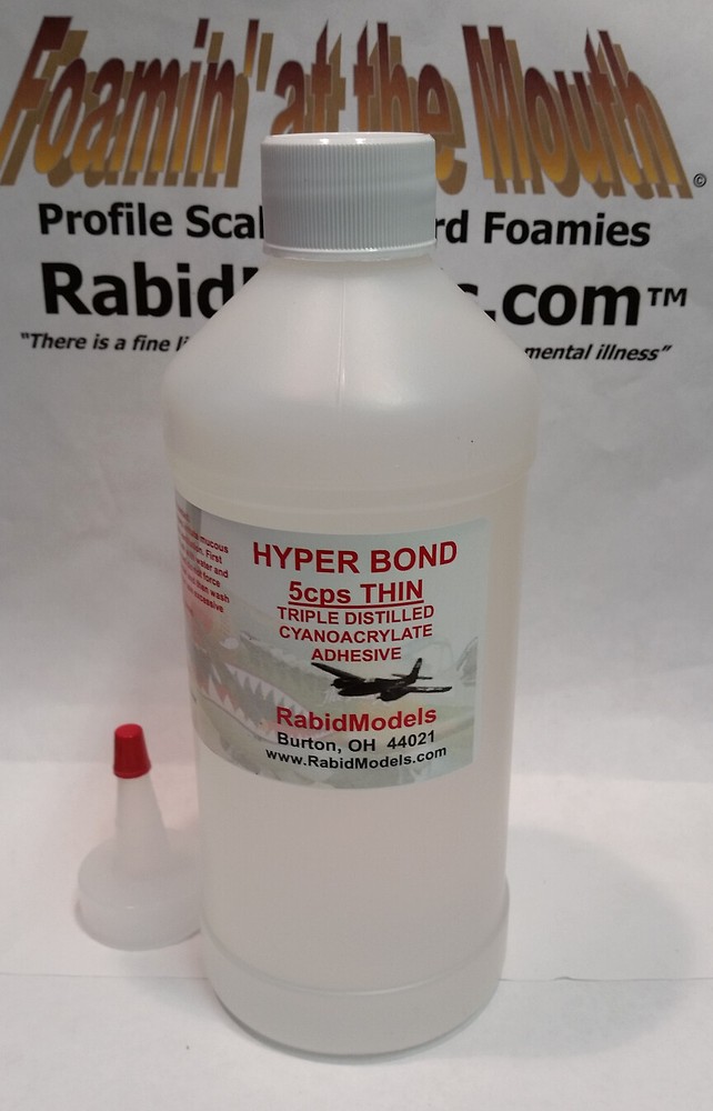 BIG 16OZ BOTTLE - **THIN** HYPERBOND CA "Instant" SUPER GLUE Cyanoacrylate