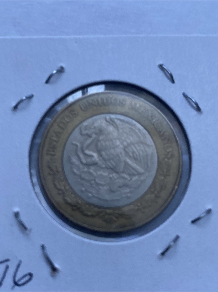 2002 Mexico 10 Pesos Coin
