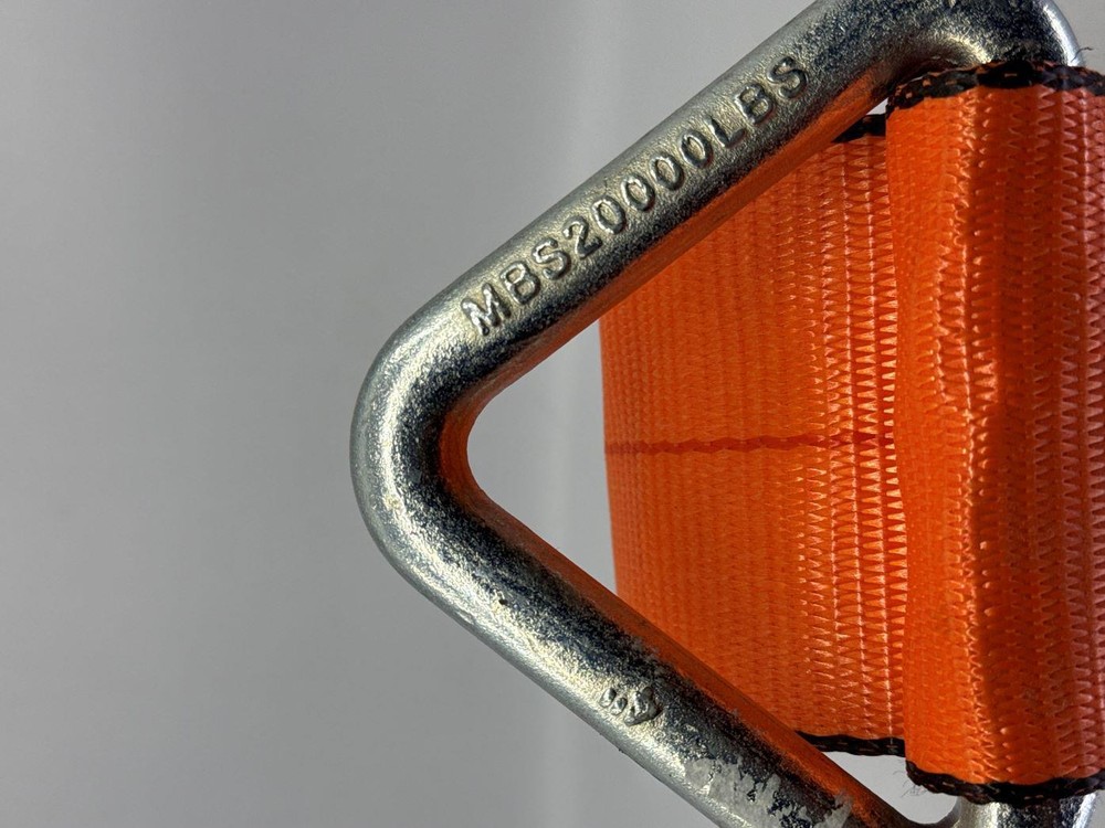 4"X30' Heavy Duty Winch Strap with D Ring 4 Pack