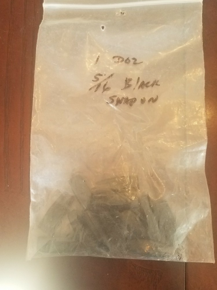 1 dozen 5/16 Black Snap On Hunting