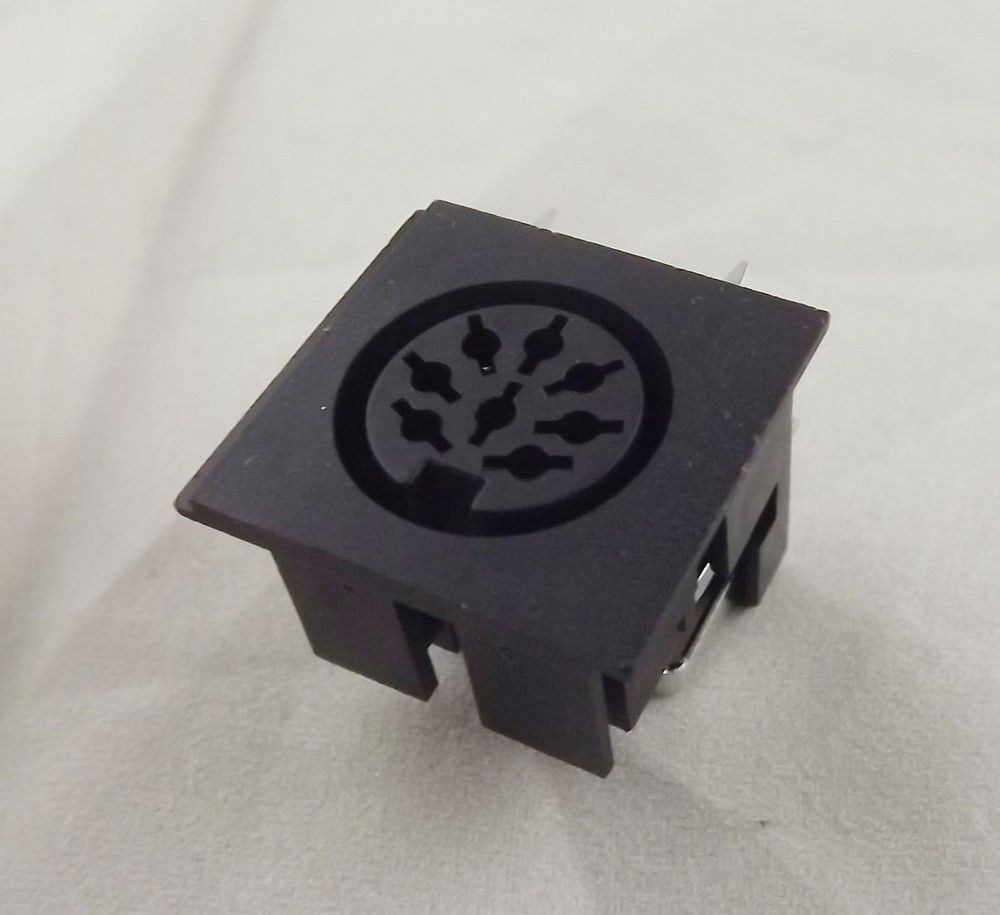 1pcs DIN 8 Pin Circular Jack Female Panel Mount PCB Mount Connector Adapter