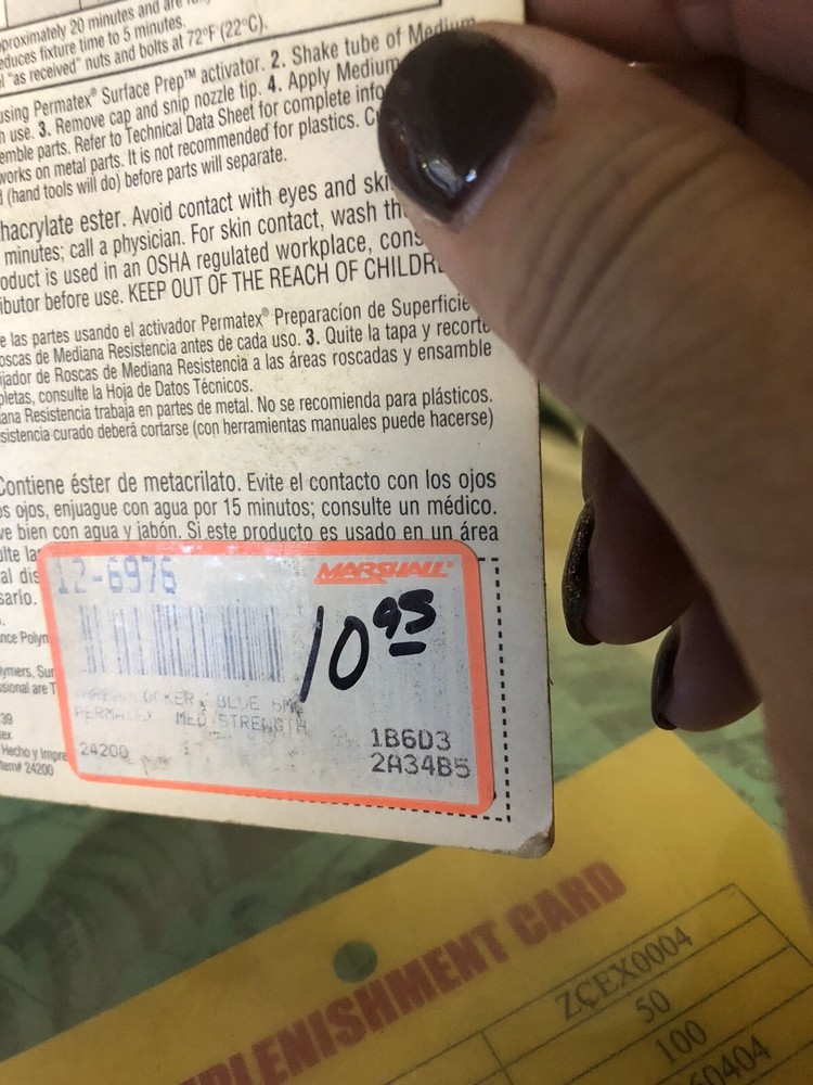 Permatex Medium Strength ThreadLocker Blue￼