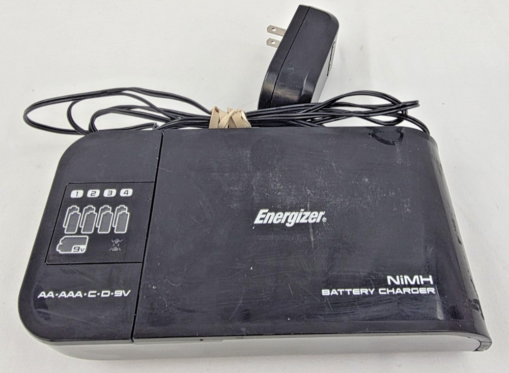 Energizer CHF-C2 NiMH Battery Charger AA AAA C D 9V Class 2 Tested