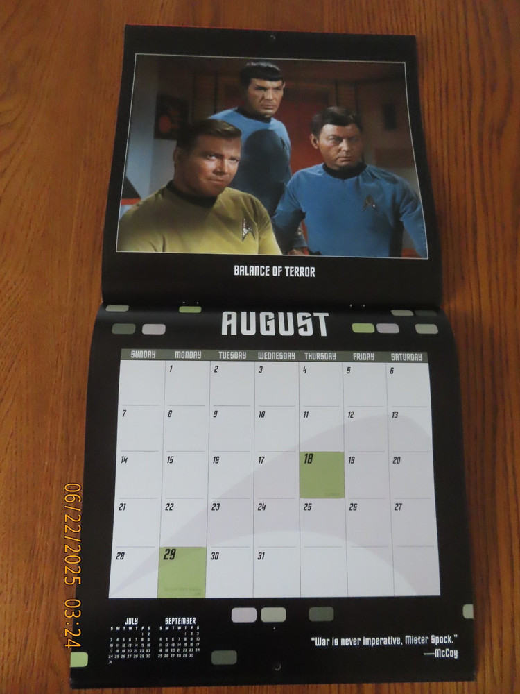 Star Trek 2016 Calendar