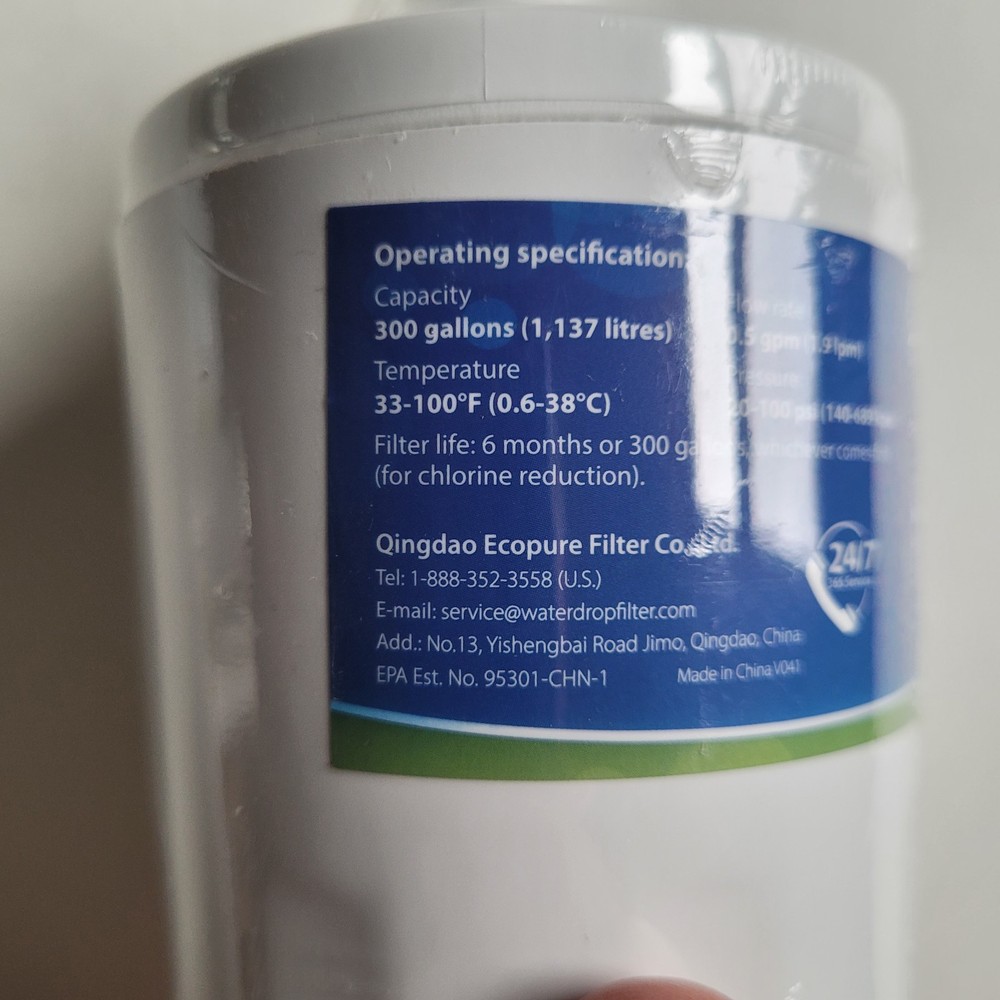 Waterdrop Water Filter WD-F05 Replacement, Sealed