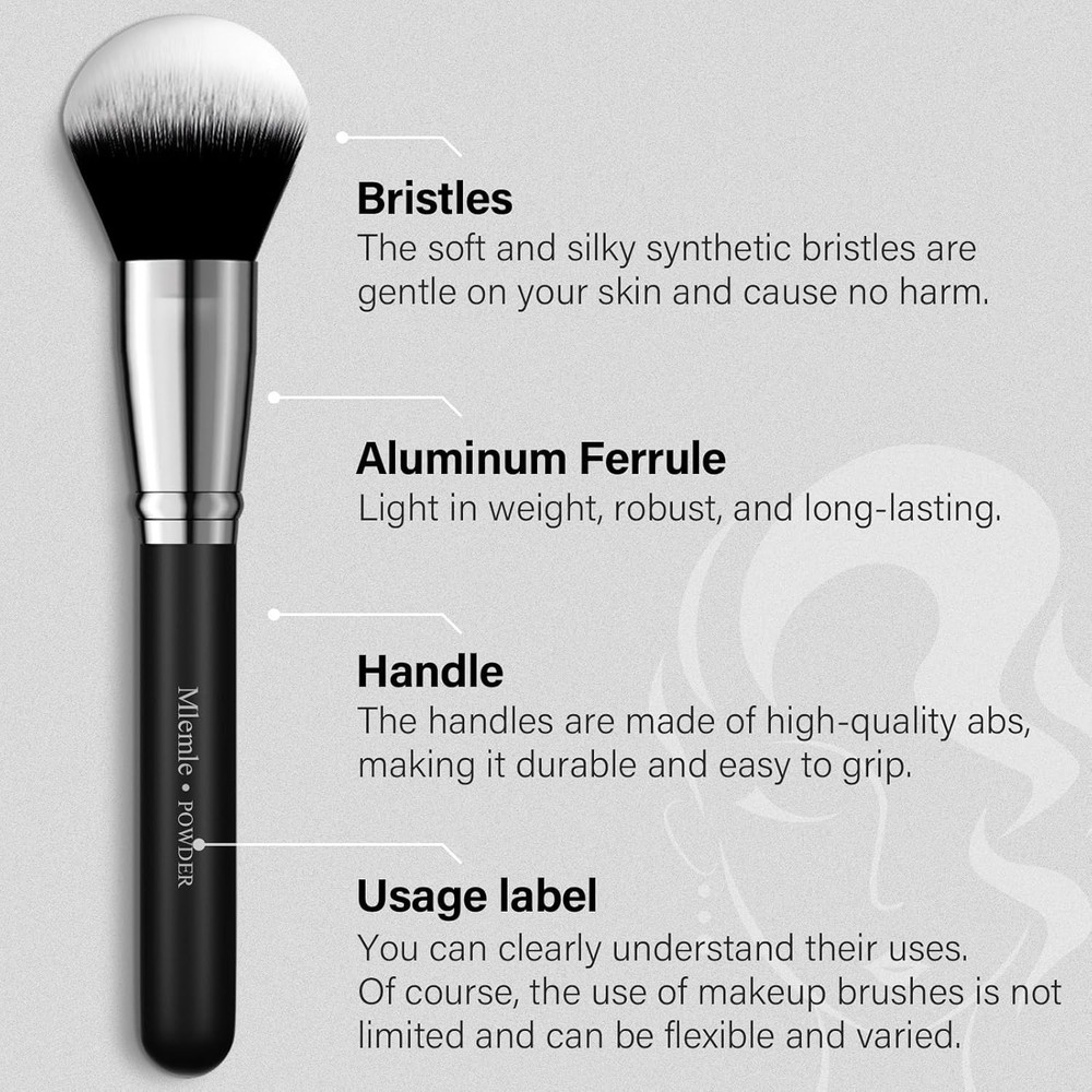 Makeup Brushes Set, Mlemle Professional 25 Pcs Makeup Kit, Include Foundation Po