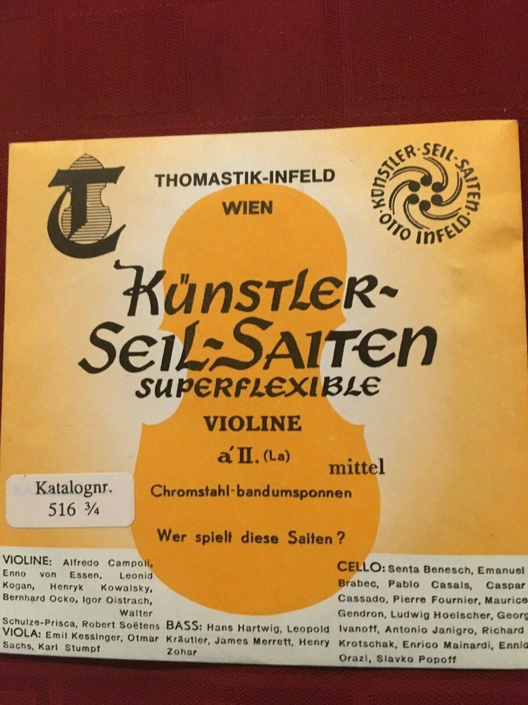 THOMASTIK INFIELD SUPERFLEXIBLE 3/4 VIOLIN A STRING - 10AT