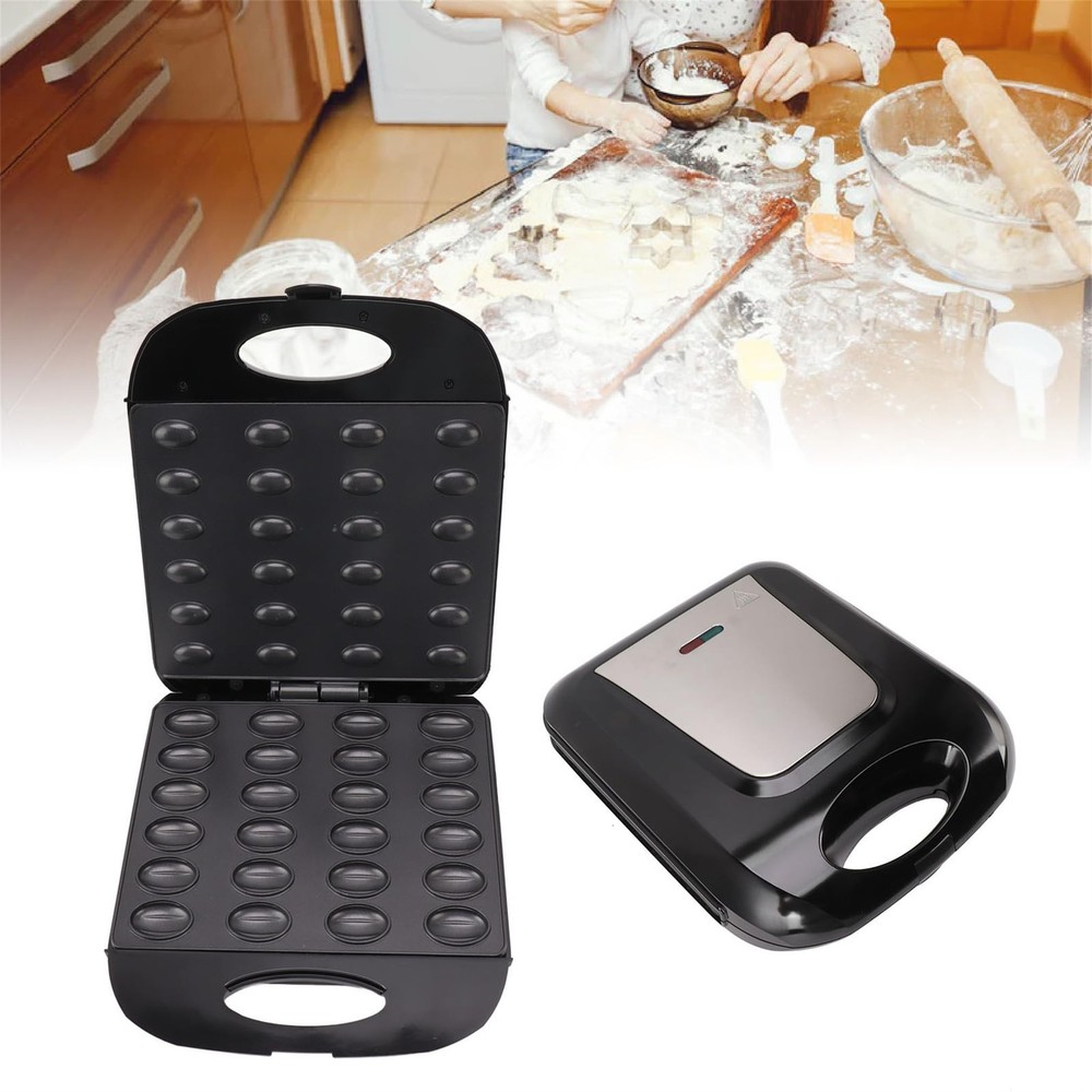 Walnut Cake Maker,1400W 24pcs Capacity Walnut Cake Maker Automatic Mini Nut W...