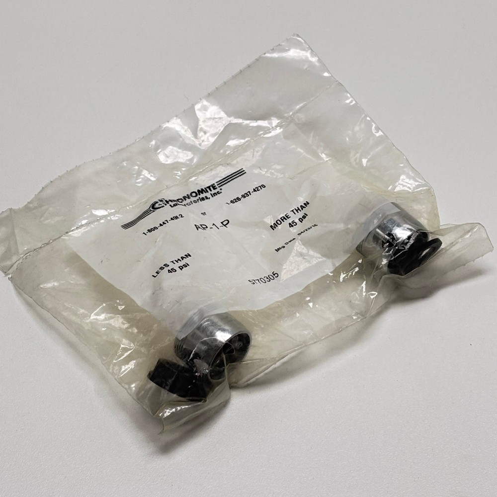 Chronomite AP-1-P, Flow Control Adapter Accessory - NEW