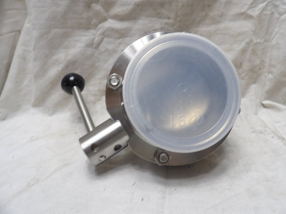 Qwork Sanitary Butterfly Valve 3"